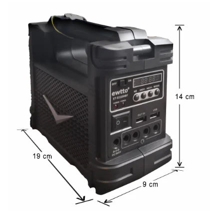 BATERIA 20´000mah+PANEL SOLAR+ACCESORIOS