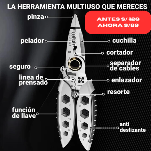 ALICATE MULTIFUNCIONAL