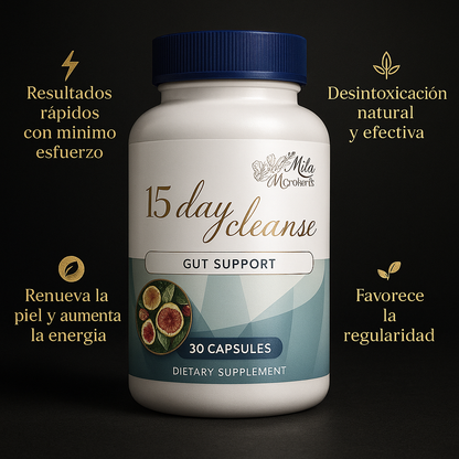 15 Days Cleanse™ – Elimina toxinas, reduce hinchazón, recupera tu energía