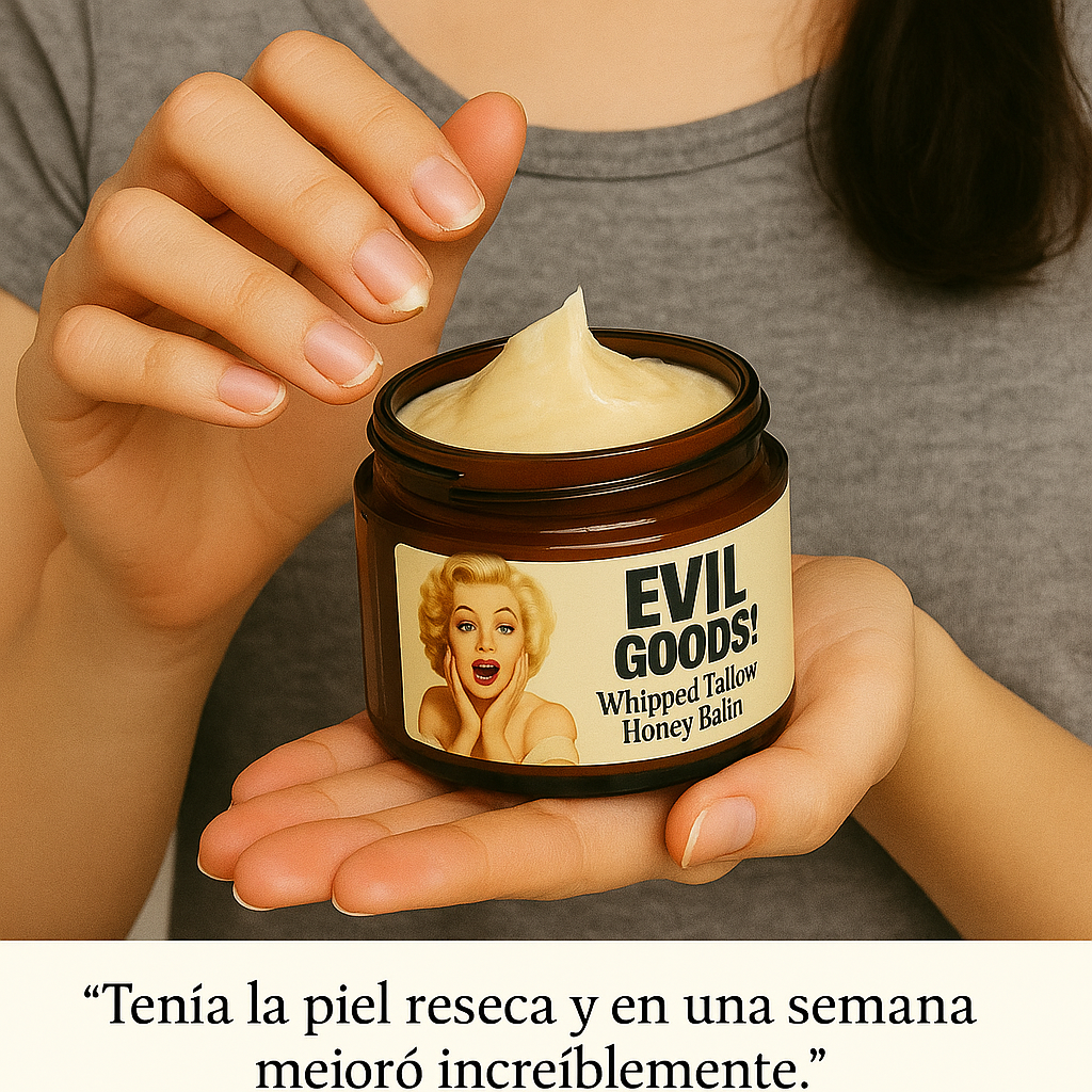 EVIL GOODS® – Bálsamo Natural de Miel & Tallow Puro 🇺🇸