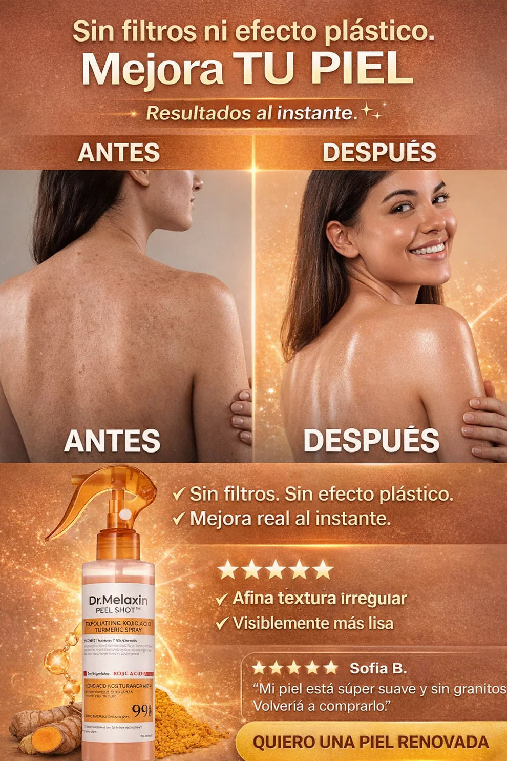 Dr. Melaxin Peel Shot™ Kojic + Turmeric