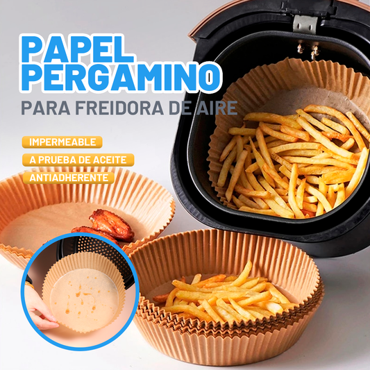 Papel Antiadherente Para Freidora 100 Unidades