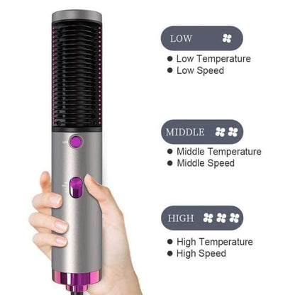 Hair Brush™ - Cepillo 3 en 1 secador, voluminizador, alisador