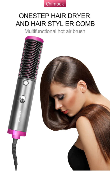 Hair Brush™ - Cepillo 3 en 1 secador, voluminizador, alisador