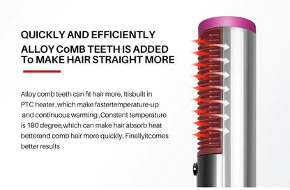 Hair Brush™ - Cepillo 3 en 1 secador, voluminizador, alisador